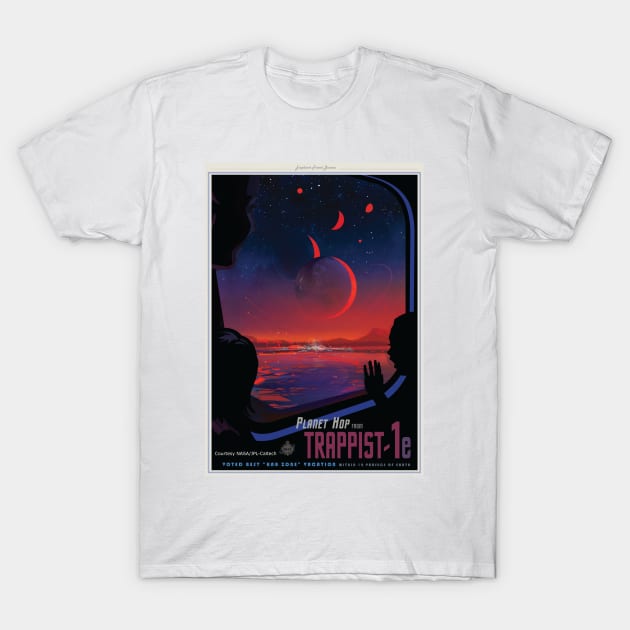 Trappist-1e Concept Art T-Shirt by Big Term Designs